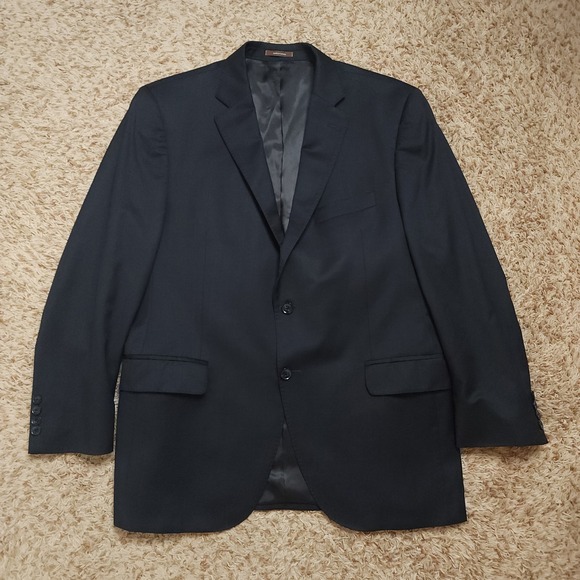 Peter‎ Millar Navy Mens 42R 100% Wool Blazer Sport Coat